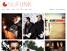 Tablet Screenshot of nufunk.co.uk